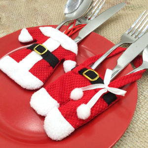 Santa Outfit Cutlery Holder