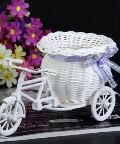 White Tricycle Desk Basket